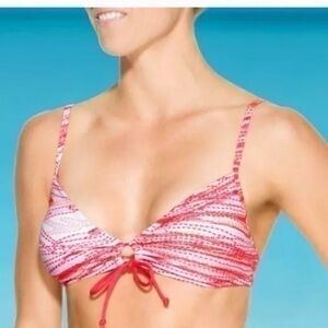 ATHLETA ZANZIBAR SCRUNCH TIE BIKINI TOP SI…